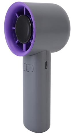 Fdit Ventilador de Mano, Alimentado por USB, Ventilador de Mano Silencioso con Alta Velocidad y Viento Frío, para Viajes Al Aire Libre, con Diseño Plegable