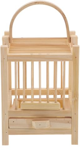 ERINGOGO Gabbia per Insetti in Legno e bambù per Grilli e Cavallette Contenitore Traspirante per Insetti Pannelli Rimovibili per Facile Pulizia Come Habitat per Rettili