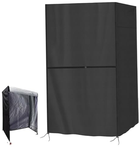 Couverture de sauna extérieure imperméable, couverture de sauna en tissu Oxford 420D avec revêtement PU pour maison en bois, 72 x 48 x 76..