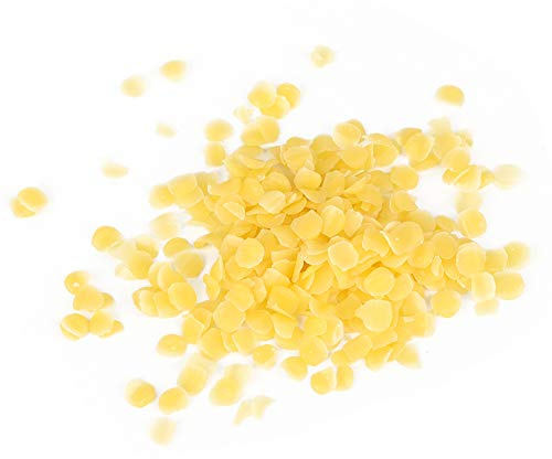 SIXRUN Cera D'api Bianca Gialla di Grado Cosmetico Naturale per Scopi di Bellezza e Medici Confezione da 500 G per Saponi, Candele e Oggetti Artigianali Fatti a Mano (YELLOW)