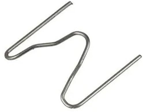 Soldadores Máquina de soldadura con grapadora caliente para reparación de parachoques de coche, clavos ondulados precortados, pernos soldados, 100-600 unidades(Type E 100pcs)