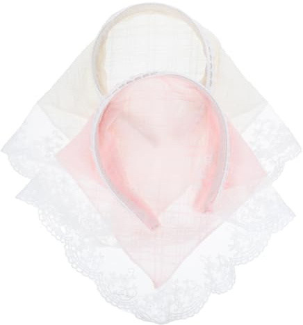 ULTECHNOVO Fascia Bandana per Chioma Donna 2 Pezzi Morbido e Traspirante, Foulard Triangolare Raffinato Stile Rustico Francese per Attività All'aperto e Abbigliamento Formale