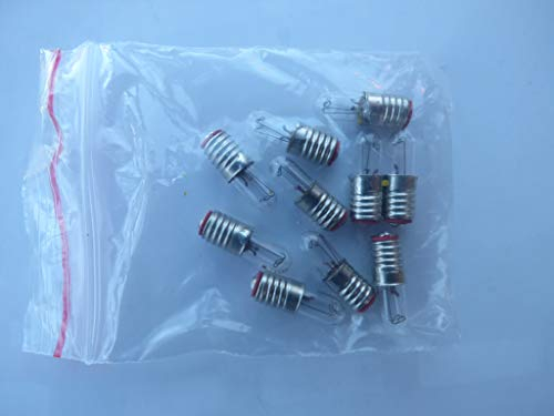 10x Mini-Glühlampe 12V, Fassung E5, 50mA
