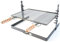 BISTECCHIERA GRATICOLA CON BASE APPOGGIO E ALTEZZA REGOLABILE CM 50x37, Metallo
