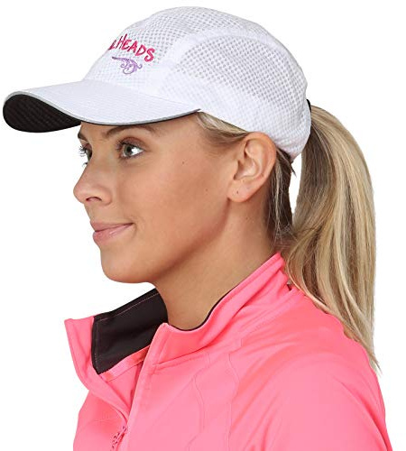 TrailHeads Cap Damen zum Joggen - Race Day Performance Cappy Frauen - Leichte & Schnell Trocknende Sport Cap Damen Sommer aus Mesh mit Reflektierendem Rand