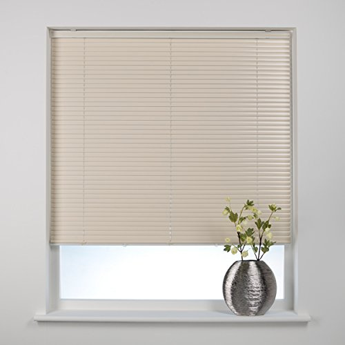 Swish Rise Cordless 25mm Aluminium Venetian Blind, Cocoa Butter, W150 x D120 Cm