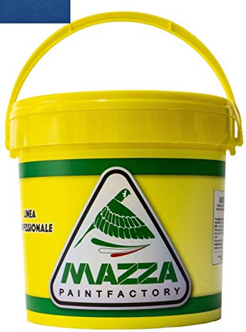 MAZZA Pittura Decorativa Per Interni Brillantinata Glitterata Lt 5 Dusk Colorificio Vernice Brillantini Glitter Muro Idropittura Murale Colorata (Blu Marino Dk4056)