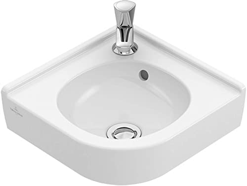 Villeroy & Boch O.Novo Eckwaschbecken 32x32x8,5 cm Weiß Alpin