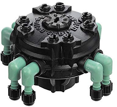 Orbit Lot de 10 collecteurs d'irrigation goutte goutte d bit r glable 8 ports pour tube de 6,35 mm