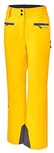Black Crevice Damen Skihose I Wasser- & Winddichte Damen-Skihose I Atmungsaktive Schneehose Damen I Hochwertige Skihose Damen aus 100% Polyester I Figurschmeichelnde Skihose für Damen