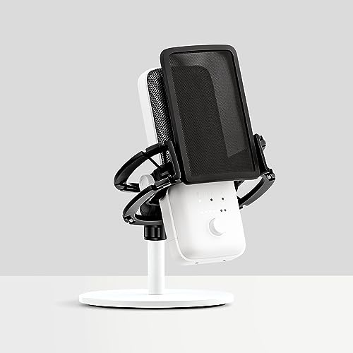 Elgato Wave:3 White Kit (Weiss) - Erstklassiges USB-Kondensatormikro mit Shock Mount, Pop Filter, für Streaming, Podcasts, Gaming und Homeoffice, gratis Mixing-Software, Mac/PC