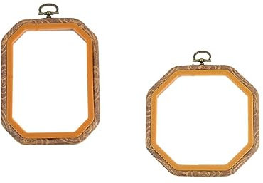STOBOK 2st Stickrahmen Handwerk Reifen Dekorative Stickrahmen Stickschlaufe Stickhalter Nährahmen Für Anhänger Kreuzstich-scrollrahmen Bastelreifen Gestickt Bilder Aufhängen