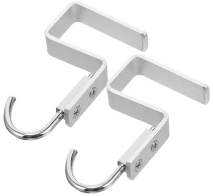 Holibanna 2pcs Desk Schoolbag Hook Nail Purse Hanger Holder for Table Bag Hangers Handbags