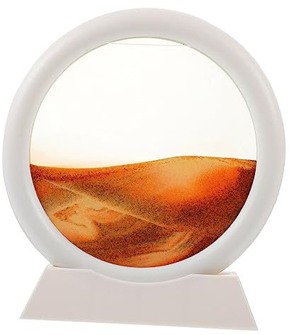 Toyvian Sandkunst Gemälde Kreatives Quicksand Bild Für Büro Und Zuhause Dekorative Sanduhr Mit Weißem Rahmen Für Elegante Raumgestaltung