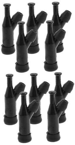 Milisten 10stücke Hochdruck Zündkerzenstecker Für Rasenmäher Und Kettensägen Kompatibel Mit Verschiedenen Marken Einfache Installation Verhindert Ölleckagen Langlebiges Zubehör