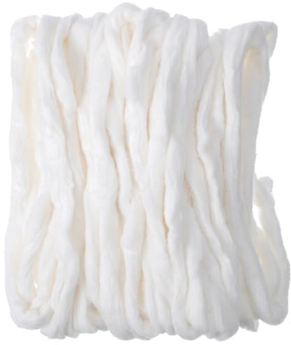 Wattestäbchen Spitz Wattepad Wattebällchen Weiß: Baumwolle ß 15.00x8.00x3.00Cm Wattekugeln 40mm Kosmetik Watte Tischdeko für Haushalt Küche und Bad Wohnzimmer Garten Büro