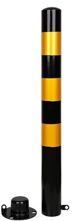 Snaweo Bolardo De Seguridad De Acero Desmontables, Barrera De Seguridad para Entrada De Vehículos, Bolardos De Seguridad, Barrera De Estacionamiento(75CM 1pcs)
