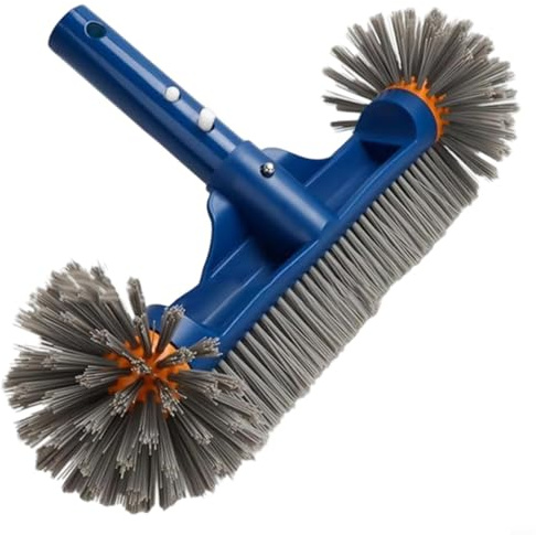 ZYNCUE Spazzola di plastica della testa della spazzola della piscina di pulizia della piscina, spazzole della piscina con le estremità rotonde per interrato e fuori terra