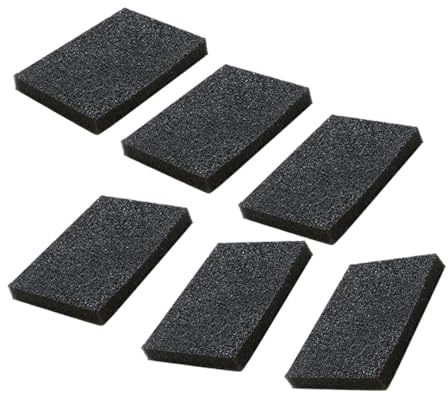 Mikikit 10 pezzi Spugne Abrasive in Nano Carburo Spugne Pulenti Resistenti e Riutilizzabili per Cucina e Casa Rimuovono Efficacemente Macchie e Incrostazioni Sottili e Durevoli Nero