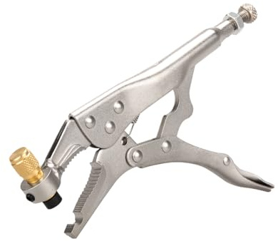DOMINOX Professional Refrigerant Recovery Plier, Refrigeration Piercing Puncture Tool for Automotive Air Conditioner Copper Pipe