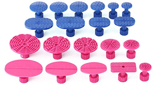 Cryfokt Paintless Dent Repair Slide Hammer T Bar for Big Dent Removal, 20 Puller Tabs, Quick Operation for Car Body, Aluminium Alloy, Suitable for Car, Motorcycle, Truck