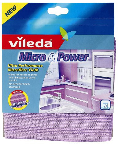 Vileda Micro and Power 2-in-1 Microfibre Kitchen Cloth