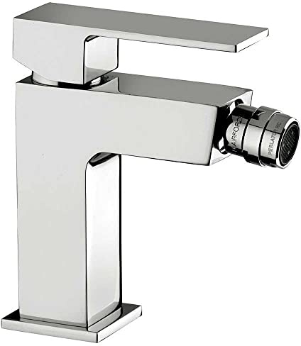 Paffoni EL131 Miscelatore Bidet Elle Senza Piletta, Rubinetto Design Moderno Cromato per Bidet Bagno, Monocomando, Miscelatore con Apertura a Leva e Bocchetta Mobile Orientabile