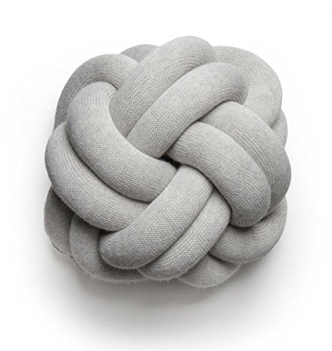 Design House Stockholm - Knot Kissen, hellgrau