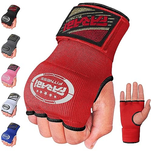 FARABI Kids Hybrid Boxing Inner Gloves Punching Boxing Gloves (Red)