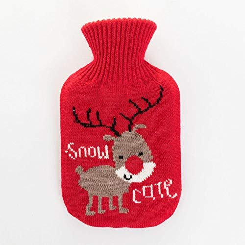 protege bouillotte Bouteille d'eau chaude injection anti-déflagrant en peluche taille adulte bande dessinée en caoutchouc sac d'eau chaude cadeau 2000ML