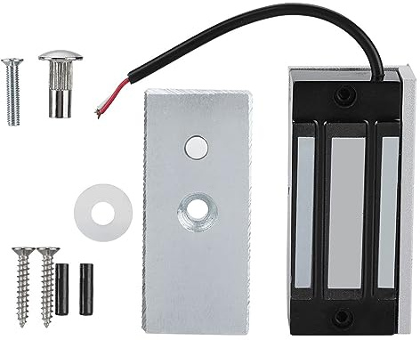 Elektromagnetiskt metalllås DC24 V mini elektromagnetiskt lås elektroniskt magnetiskt dörrlås 60 kg startlås för hemmakontoret