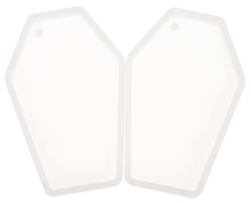EXCEART 2stücke Sarganhängerform Schlüsselanhängerform Diy-anhängerform Silikon-anhängerform Form Zur Anhängerherstellung Wiederverwendbar Zum Selbermachen Für Schmuck Und Dekorationen