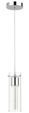 Tawson Alice 1-Light Pendant Ceiling Light Fixture, Integrated Led and Premium Bubble Glass, for Kitchen Island, Hallway, Entryway, Passway, Dining Room, Bedroom, Balcony Living Room