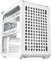 Cooler Master QUBE 500 Flatpack White Small High Airflow Mid-Tower ATX anpassbares Gaming-PC-Gehäuse, gehärtetes Glas, vertikale GPU-Halterung, USB-C, Tragegriff, Gem Mini (Q500-WGNN-S00)