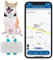 TKMARS Tracker Hund GPS Hunde Tracker GPS Tracker Hund ohne ABO mit Ton- Und Lichtalarm, Echtzeit-Tracking, Ip65 Wasserdicht