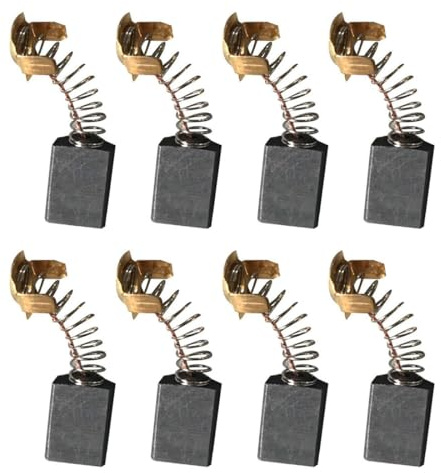 LEEQ 20PCS Motor Kohlebürsten - Universal Kohlestifte Motor Kohlebürsten, für Elektromotoren Ersatzteile Reparatur, elektrische Ersatz-Kohlebürsten für Elektrowerkzeuge(7mm*11mm*18mm)