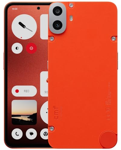 CMF Phone 1 8+128GB - Smartphone con cámara Trasera Sony de 50 MP con Ultra XDR, Pantalla Super AMOLED de 6,67 y Nothing OS 2.6 - Naranja
