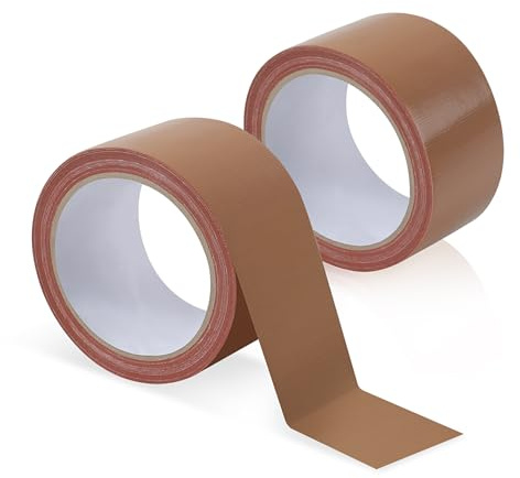 2 Pièces Duck Tape,10 Mètres*5,5 cm Duct Tape, Ruban Adhésif Toilé pour La Réparation à Domicile, Le Bricolage, La Réparation de Voitures et Les Activités de Plein Air