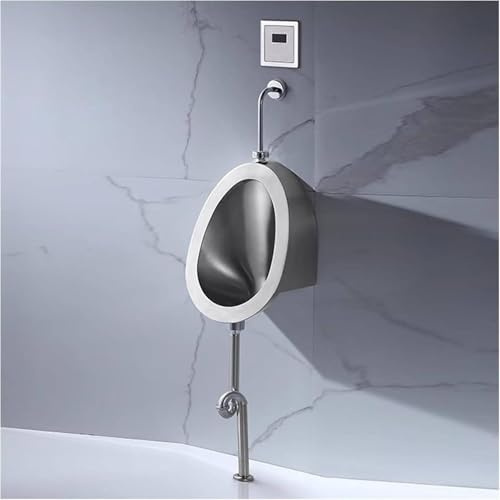 Basic-Urinal, Hochwertiges Urinal Mit Deckel, Modernes Design Für Private Und Gewerbliche Sanitäranlagen, Einfache Montage Und Pflege (GroundRow)