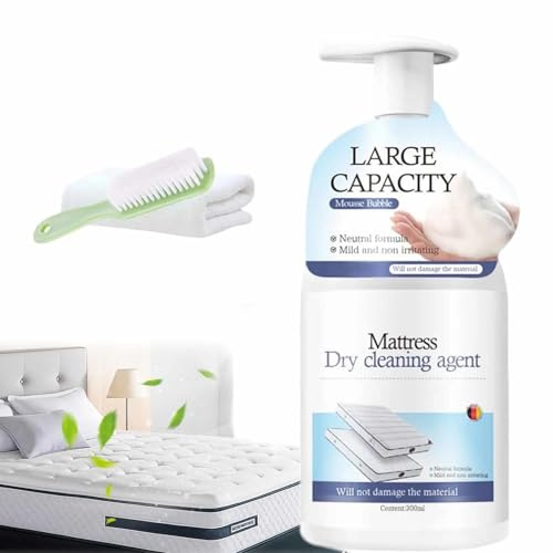 Detergente Potente Per Materassi,Spray Detergente Senza Lavaggio Per Divani,Smacchiatore Senza Acqua 300 Ml,Rimuove Anche Macchie Vecchie Sforzo,Smacchiatore Extra Forte