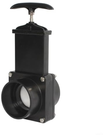Tidgel Valvola di scarico per camper da 50 mm, guarnizione in Santoprene per passaggio completo del serbatoio delle acque reflue, valvola di scarico per modifiche di rimorchi e camper, uscita acqua
