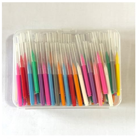 120 st/låda Interdentalborstar Hälsovård Tand Escova Rengöringsmedel Tandborste Munhygienverktyg(120pcs mix)