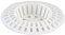 Bulk Hardware BH02570 Grilletta per Scarico Doccia in Plastica, 70 mm, Bianco, Set di 2