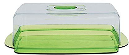 Excelsa Rainbow Copriformaggio, Polipropilene, Verde, 30 x 17 x 10 cm