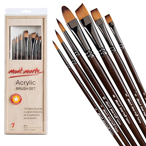 Mont Marte Set in Holzpinselbox, Standard