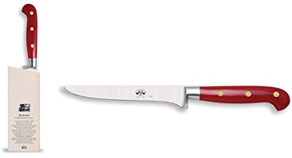 Coltellerie Berti - Insieme - Coltello da disosso grande - Ceppo magnetico + coltello cucina forgiato (brevettato)