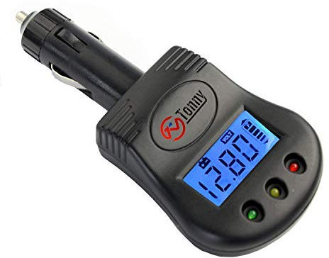 Batterie de voiture allume-cigare 12 V et testeur de système de charge
