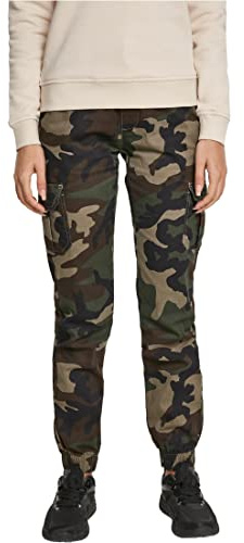 Urban Classics Damen Hose, Cargo, Woodcamo, 28