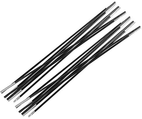 Fafeims Asta per Tenda da 4 m, aste per Tende da Campeggio in Fibra di Vetro, aste di Supporto per Esterni Kit telai per Tende da Sole