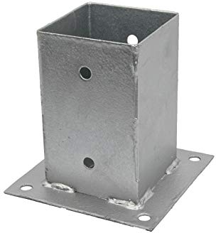 Aufschraubbodenhülse feuerverzinkt 71 x 150 mm